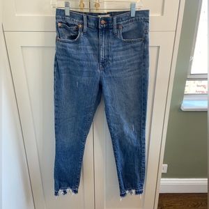 Madewell High Rise Slim Boyjean